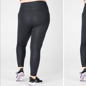 High waisted iridescent luxe Fabletics leggings